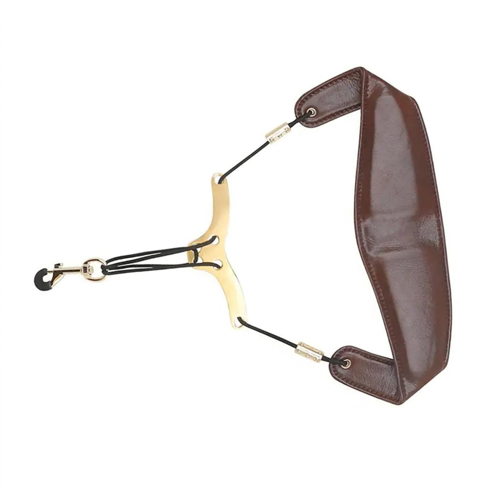 Pasek Do Saksofonu Skórzany Pasek Na Szyję Do Saksofonu Do Saksofonu Altowego Tenorowego O Wysokich Tonach Akcesoria do Saksofonu Części (Color : Brown)