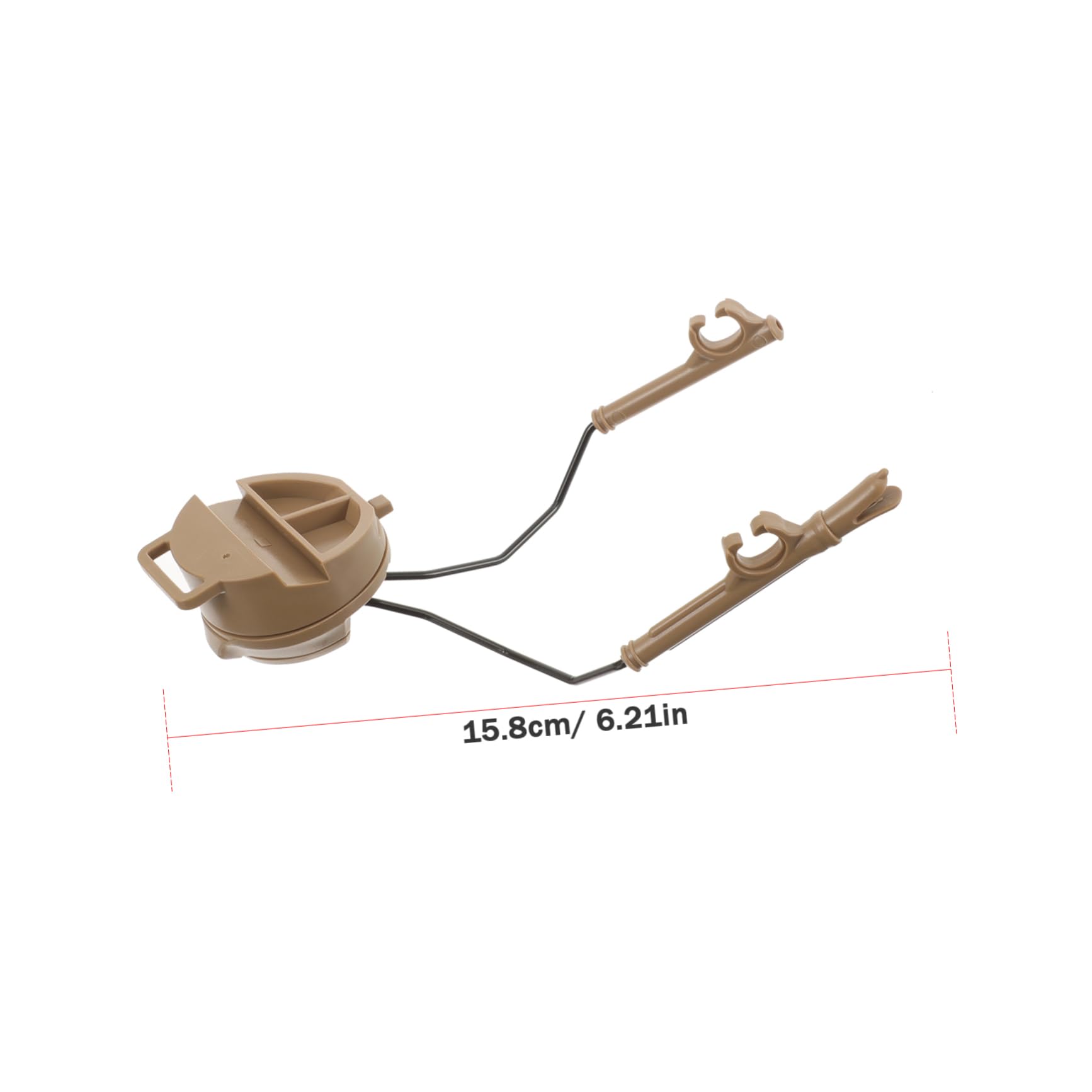POPETPOP 1pair Wild Helmet Rail Headphone Holder Portable Adapter for Daily Use Multi-Functional Design for Secure Storage Helmets Desktops Headphone Rack
