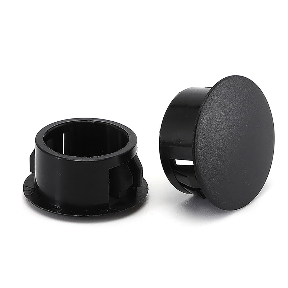 JIHUOO Plastic Hole Plugs - Rubber Door Screw Hole Covers (120 Pcs), Black, Diameter 5mm, 6mm, 10mm, 13mm, 16mm, 19mm - Image 3