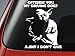 Produktbild Vinyl-Aufkleber mit Star-Wars-Motiv (in englischer Sprache): Yoda Offends You My Driving Does...Abziehbild für Autofenster