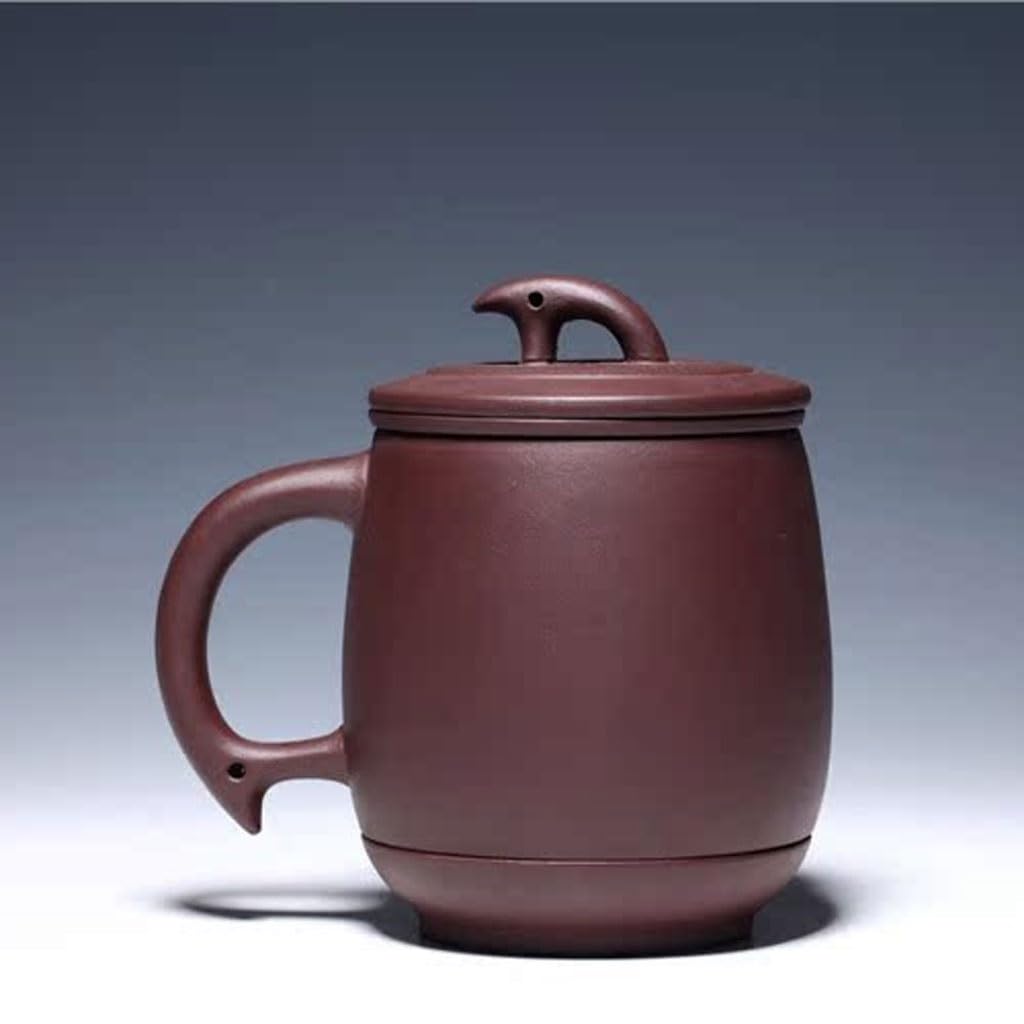 Kubki Matcha komora filtracyjna Pokrowiec na kubek do herbaty fioletowy piasek Home Studio Popołudniowa herbata czarny kubek do herbaty 400 ml zestaw do herbaty z zaparzaczem