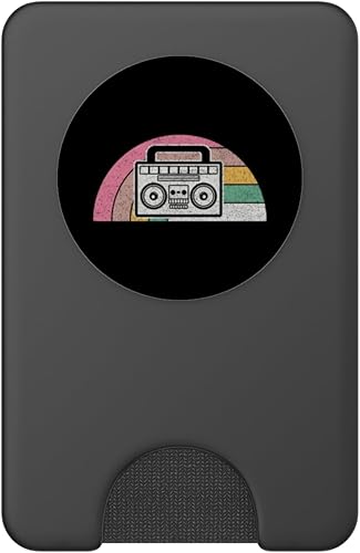 Miniatura 2 de Vintage Retro Ghetto Blaster 80's 90's Hip Hip Rap Music PopSockets PopWallet for MagSafe