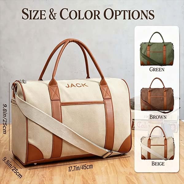 Custom Embroidered Waterproof Canvas Bag