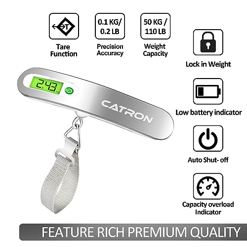 Catron Digital Metal Luggage Weighing Scale Digital For lights, Travel
