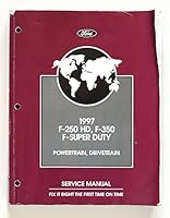 1997 F-250 HD, F-350, F-Super Duty Powertrain, Drivetrain Service Manual B000K02Y36 Book Cover