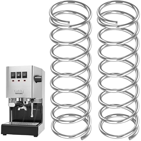Gaggia 9 Bar OPV Spring for Gaggia Classic Pro, Classic Pro Evo, & Other Home Models - Precision Engineered Replacement Part for Optimal Espresso Brewing - Ensure Consistent Pressure | 2 Spring Cover