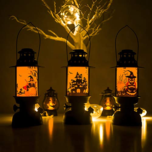 NUOBESTY halloween lanterne portacandele lampada