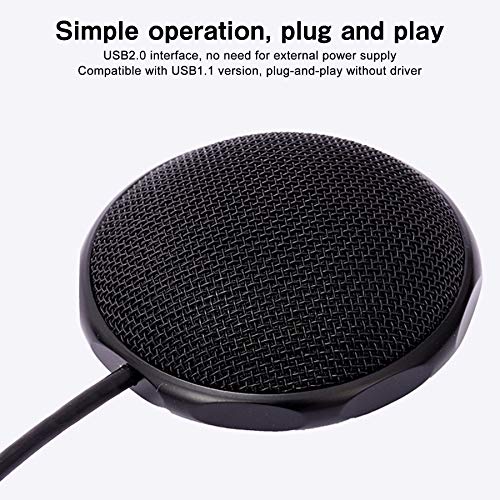 ZHUDAN Konferenz USB-Mikrofon für Meeting Business Computer PC, Laptop, Desktop, Mac & MacBook, Plug & Play, Jsdoin PC… – Bild 6