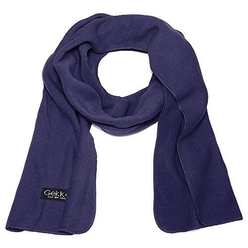 Gelante Classic Men Women Warm Fleece Scarf - 15-2066 Navy
