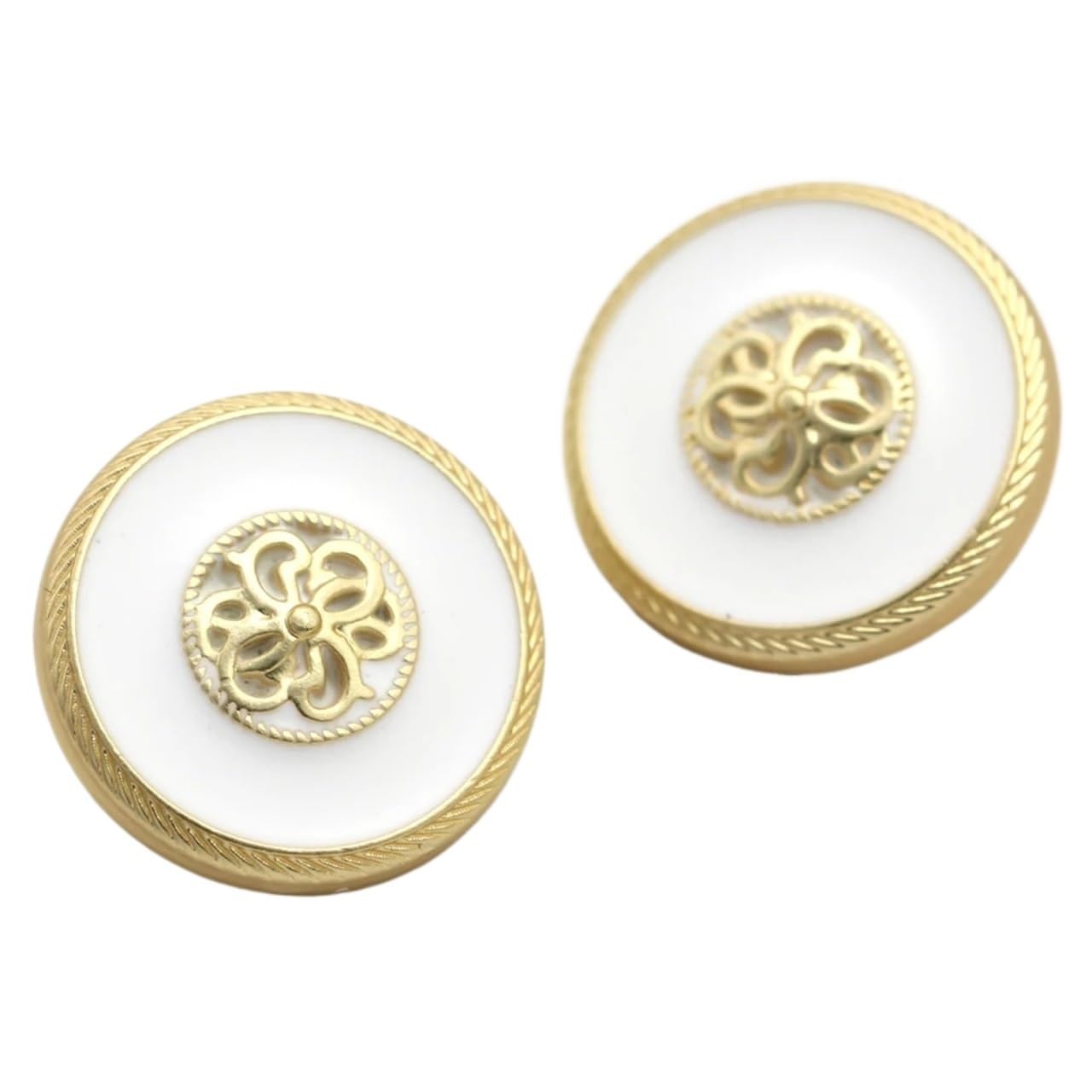 Bottoni vintage in metallo dorato, 30 pezzi, 18/20/23 mm, per giacche, cappotti, accessori da cucito