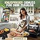 KNUSPERLIEBE® Airfryer Heißluftfritteuse Zubehör XXL SET für Airfryer Ninja Foodi Flexdrawer AF500EU 10,4 L mit 1×10.4L & 2×5.2L Silikonform, passend für Cosori Twinblaze, Cecotec 9000, BPA-FREI