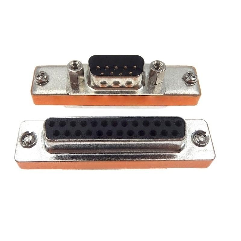 Image of 1PCS DB25 Male Female Adapter Connector D25 DB9 Serial Port Adaptor 9 /25P RS232 Convert(9 Female to 25 Male)