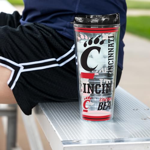 Image of Rico Industries NCAA College Double Wall Mayhem 16oz Or 20oz Tritan Tumbler W Lid