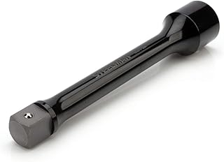 Steelman 1-inch Drive 550 ft-lb Torque Stick, Calibration-Free Torque Limiting Impact Extension, Corrosion-Resistant Powder-Coated Steel, Black