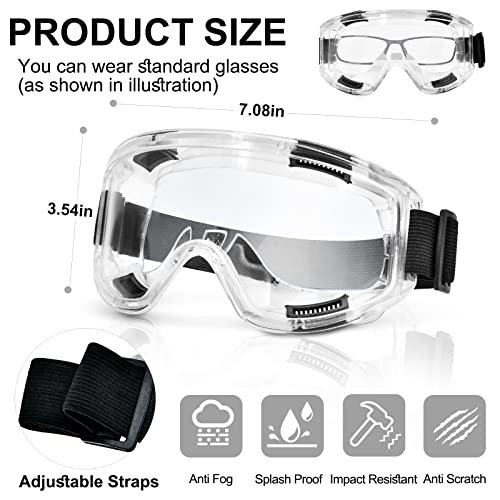 Cakentr Half Face Respirator Mask With Filters - Reusable Elastomeric Respirators With Goggles - Epoxy Resin Spray Paint Mask For Painting Dust Solder Construction Work Sanding Woodworking Chemical #TOP3