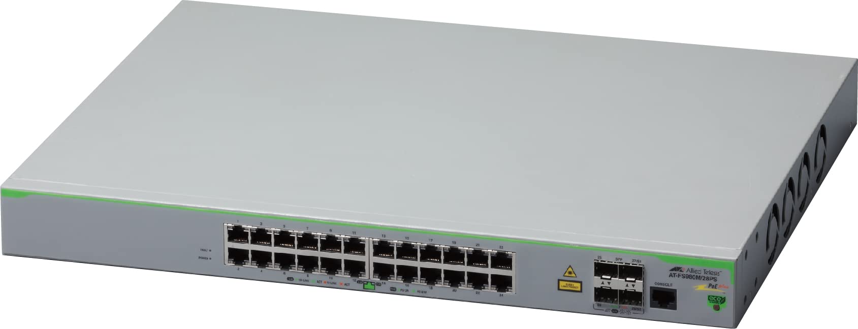 Amazon.co.jp: Allied Telesis AT-FS980M/28PS Switching Hub 3307R