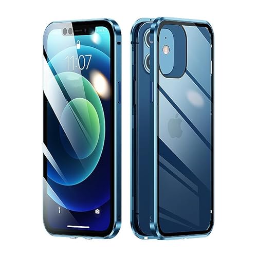 iPhone16 用ケース アルミバンパー 両面強化ガラス 360°全面保護 スマホケース 全面カバー バンパーケース 透明 クリア 覗き見防止 マグネット搭載 iPhone16 用カバー アイフォン16 耐衝撃 すり傷防止 落下防止 黄変防止 cs101