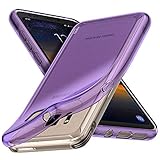 Galaxy S8 Active Case, Aeska Ultra [Slim Thin] Flexible TPU Gel Rubber Soft Skin Silicone Protective Case Cover for Samsung Galaxy S8 Active (Purple)