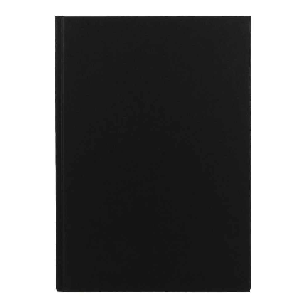Seawhite : Black Cloth Case Bound Sketchbook 140gsm : A4 Portrait