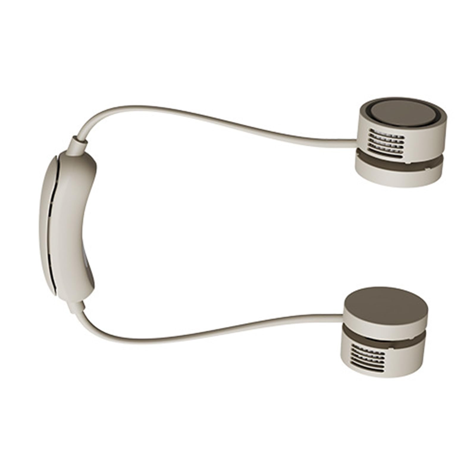 Elnwnnkc Ergonomic Hanging Neck Temperature Manager with Quick Cooling Function Lightweight Comfortable for Commuting and Tasks Usb Neck Fan