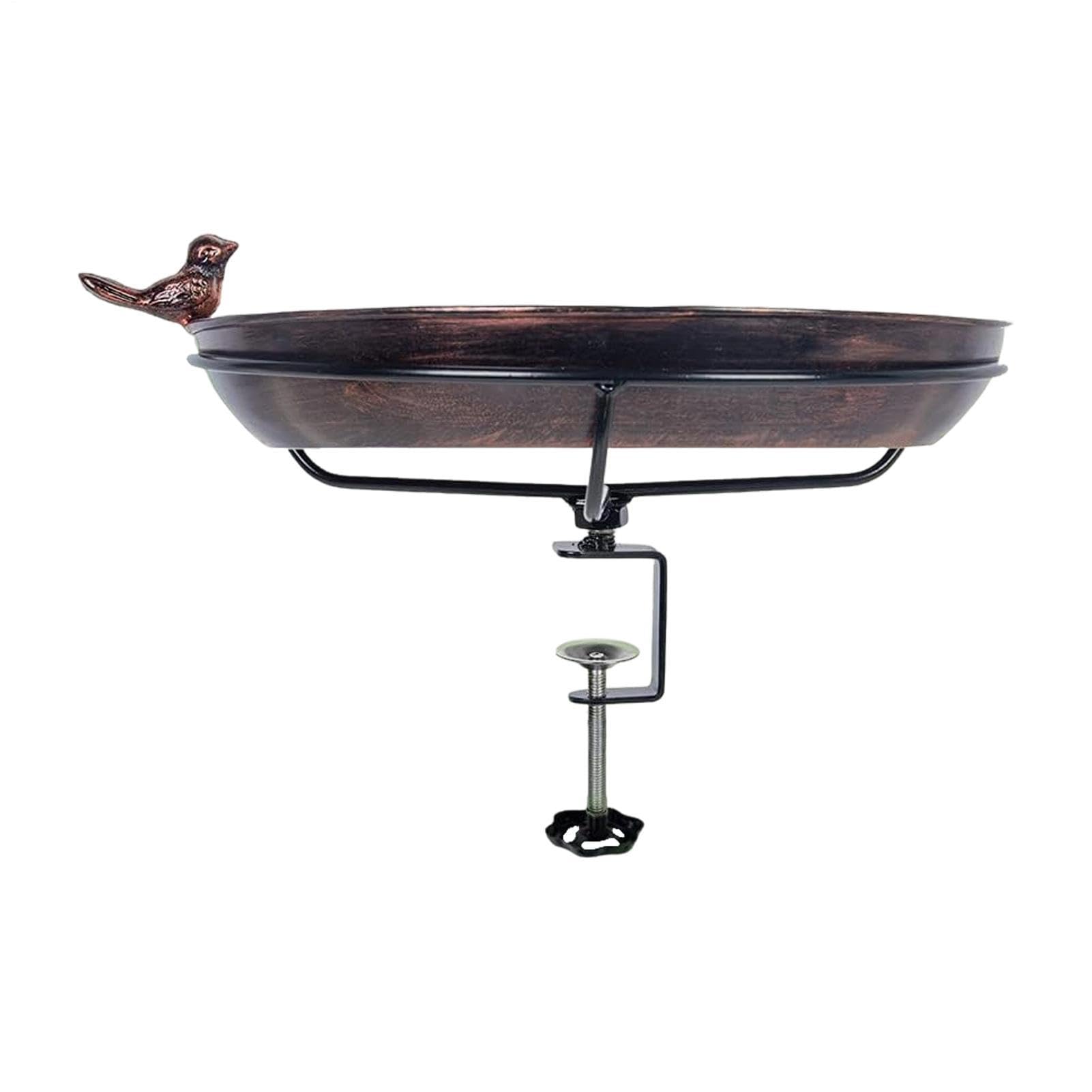 Bain pour oiseaux de balcon à fixer sur fenêtre pour observer la nature