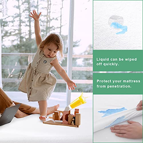Twin XL Size Quilted Fitted Waterproof Mattress Pad, Premium Hollow Material Filling Mattress Protector, Breathable, Quiet, Cooling, Machine-Washable Mattress Cover with 21” Deep Pocket by Parkdeny - Image 5