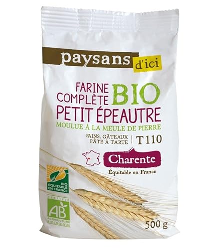 Farine complète de Petit épeautre bio et équitable T110