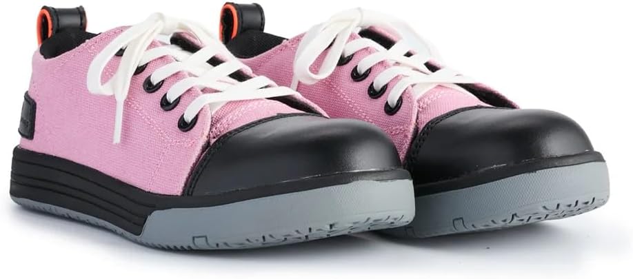 Juno Jones Women's Solstice Composite Toe Safety Sneakers – Lightweight Slip Resistant Work Shoes for Women