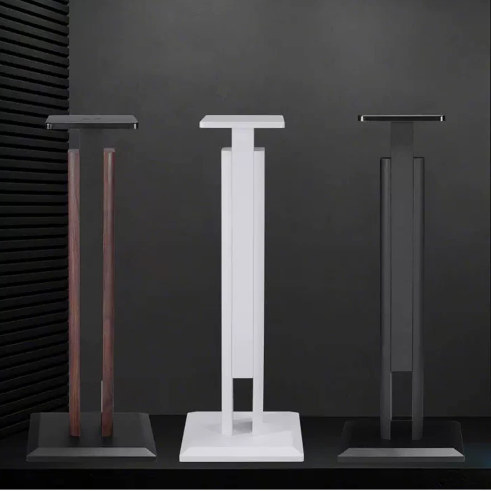 Supporti Per Diffusori Da Pavimento In Legno Massiccio - Stabili, Antiscivolo, Design Moderno