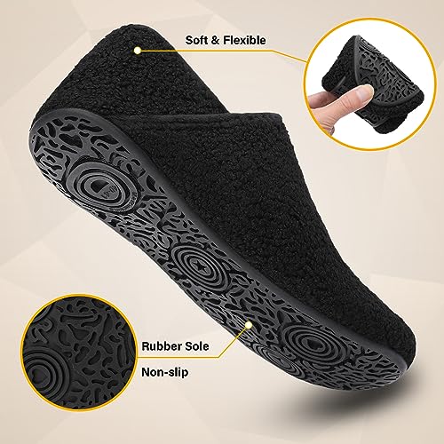 Scurtain Slippers for Women Men House Slipper Comfy Socks Lightweight Unisex Adults Barefoot Shoes Non-Slip Travel Slippers4