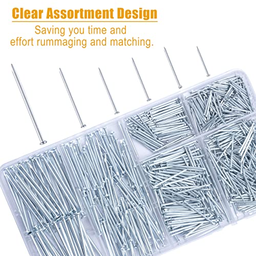 image for KURUI 700pcs Hardware Nails for Hanging Pictures, Up to 2