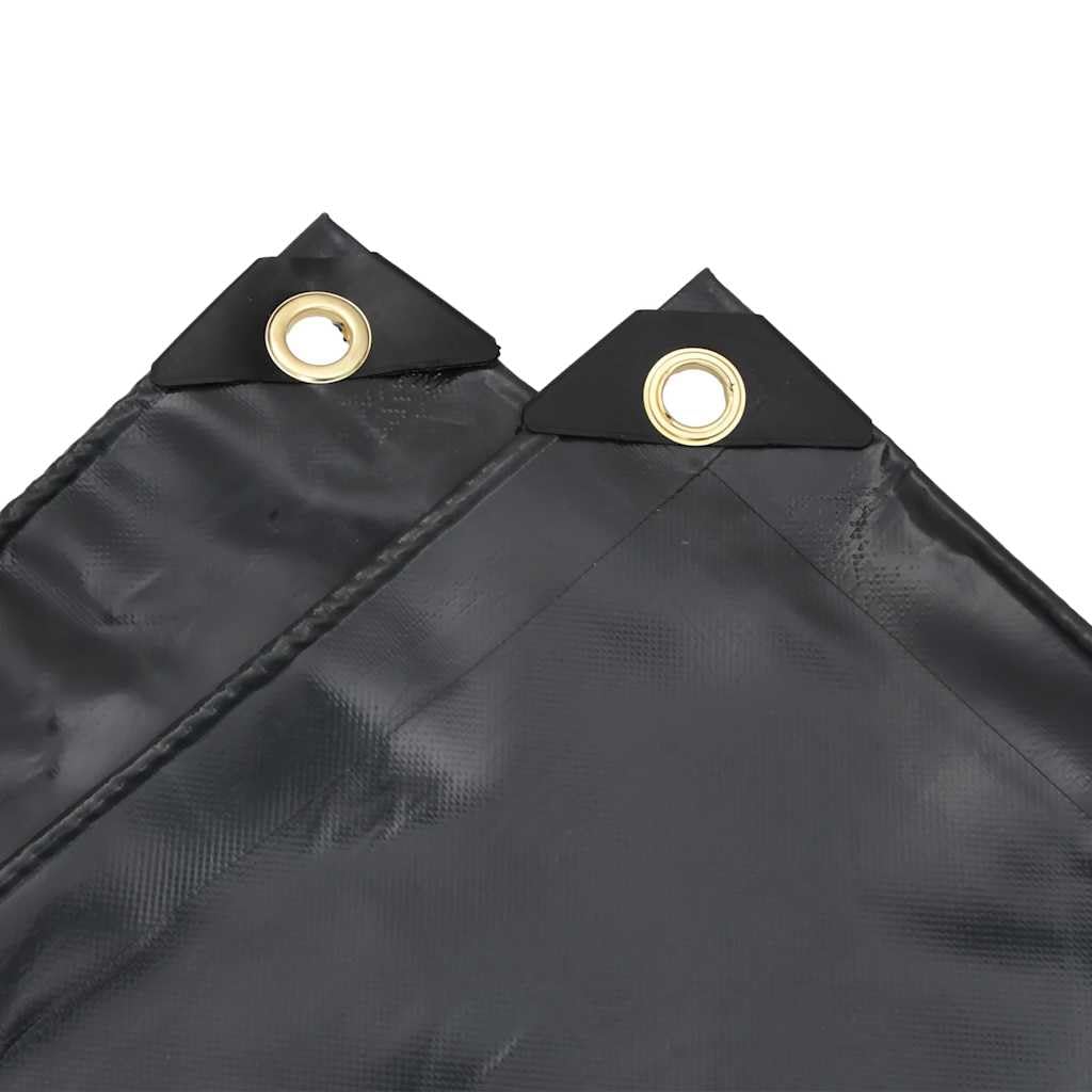 Telone di copertura, in PVC, 6 x 8 m, 650 g/m², antistrappo, impermeabile, con occhielli, resistente alle intemperie e ai raggi UV, versatile, per giardino, costruzione, campeggio, auto, barca