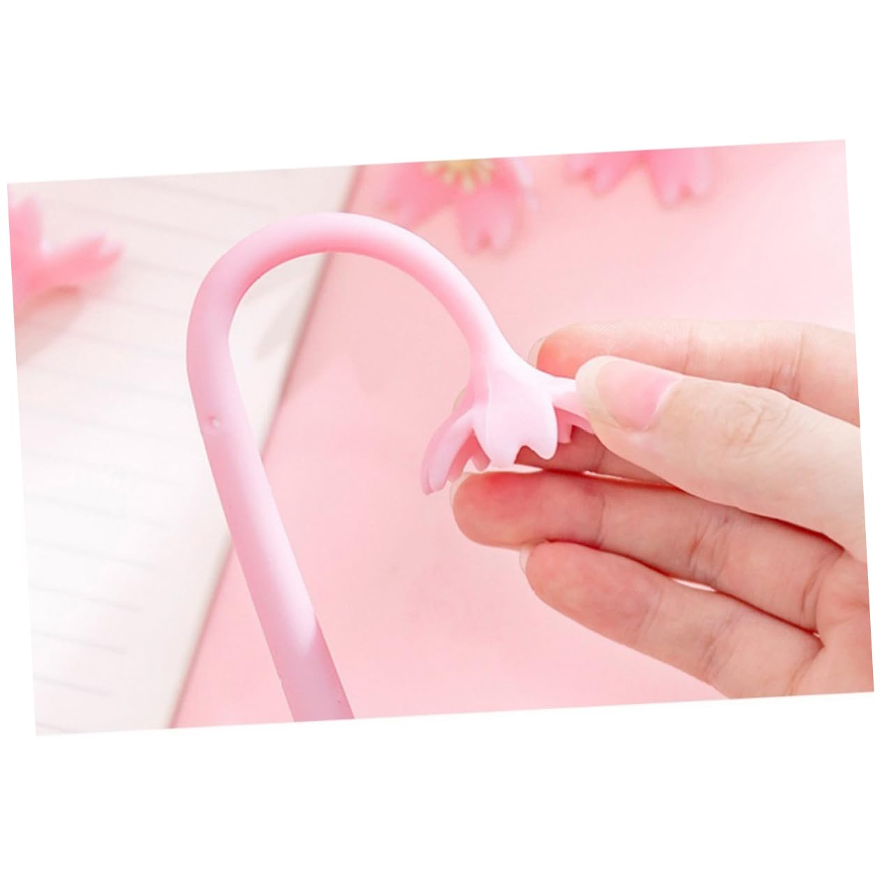 30pièces Stylo Gel Aesthetic Avec Motif Fleur Pour Étudiants Stylo De Signature Créatif Et Adorable Rose Pour Écriture Et Tests