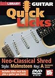  Lick Library: Quick Licks For Guitar - Malmsteen Neo-Classical Shred [UK Import]
