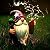 Joint Honglin Resin Gnome Statue Outdoor Decor Waterproof Firework Solar LED Lights Gnomes Garden Sculpture Decorations for Outside Lawn Patio Yard Ornament Gifts (Gnome)