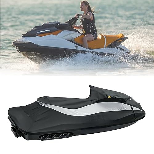 Xiaoyudou Waterproof Jet ski Trailerable Watercraft Ski Cover Fit for 2011-2019 Bombardier SEA-DOO PWC GTS, GTS Rental, GTI, GTI SE, GTI Limited Replace 295100722, 280000598, 280000508, 280000495 by Xiaoyudou - Used condition - US$74.35
