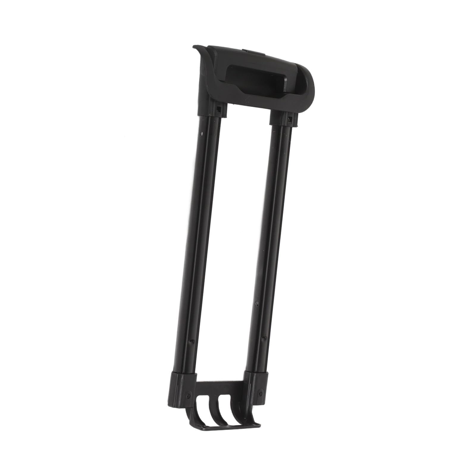 JEWEDECO Asa Extensible de Hierro Negra para Maleta 20 Pulgadas, Repuesto Resistente para Equipaje, Mango Telescópico Portátil Adecuado para Viajes y Reemplazo de Accesorios