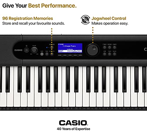 Casio CT-S400 CASIOTONE Clavier avec 61 touches standard à frappe dynamique, 600 sons et 200 rythmes d’accompagnement… - Les Beatles, Paul McCartney, John Lennon, RIngo Starr, George Harrison Casio CT-S400 CASIOTONE Clavier avec 61 touches standard à frappe dynamique, 600 sons et 200 rythmes d'accompagnement… – Image 3