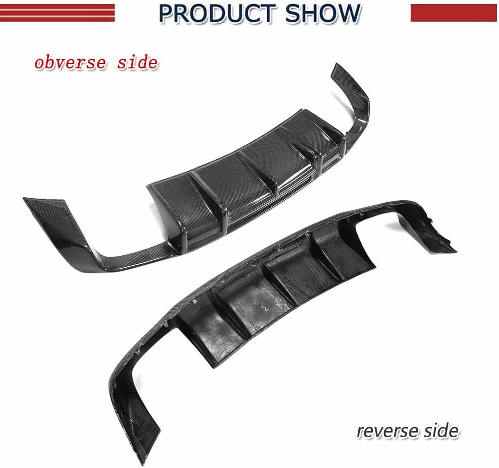 S3 Carbon Fiber Rear Bumper Lip Duffuser for Audi A3 Sline S3 2013-2016 Sedan Rear Bumper Cover Lower Lip Spoiler Valance Protector Factory Outlet