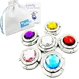 kilofly Purse Hook [Set of 6] - Foldable - Sophie, with kilofly Pouch