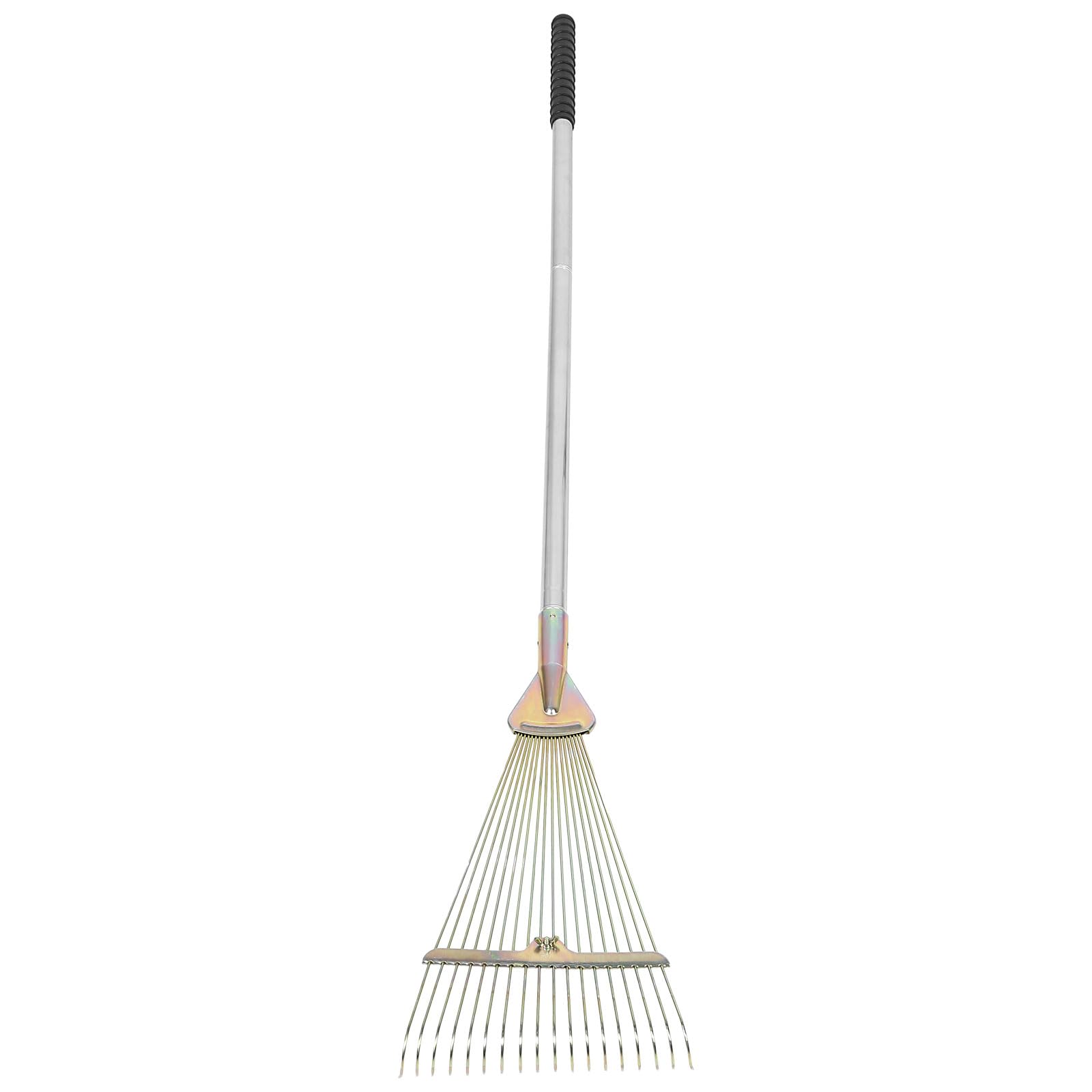 Râteau de jardin métal YARNOW avec manche long et tête extensible pour débris