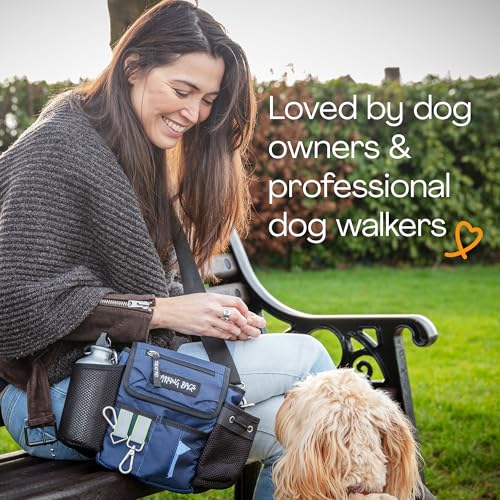 Barking Bags Die originale Hundetasche für Spaziergänge, bekannt aus Drachenhöhle, leichtes und praktisches Design, zum einfachen Tragen von Hundespielzeug, Hundeleckerlis, Kotbeuteln und mehr,