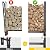 WALMANN 6 ft Firewood Rack with Cover, Heavy Duty Log Rack With Weather Resistant 600D Oxford Fabric Cover, Indoor/Outdoor Wood Holder for Firewood