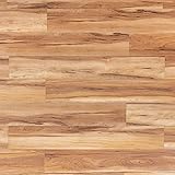 Bestlaminate Adduri Red Spalted Hickory Flooring- 5mm - 20 mil Wear Layer- Underlayment Attached -...