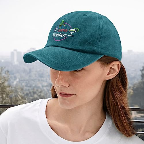 Gorra baseball ODCRAT Cyan Blue unisex miniatura 5