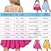 Girls Colorblock Tie Back Dress Spaghetti Strap Ruffle Hem Casual Summer Swing Beach Sundress for 4-15 Years