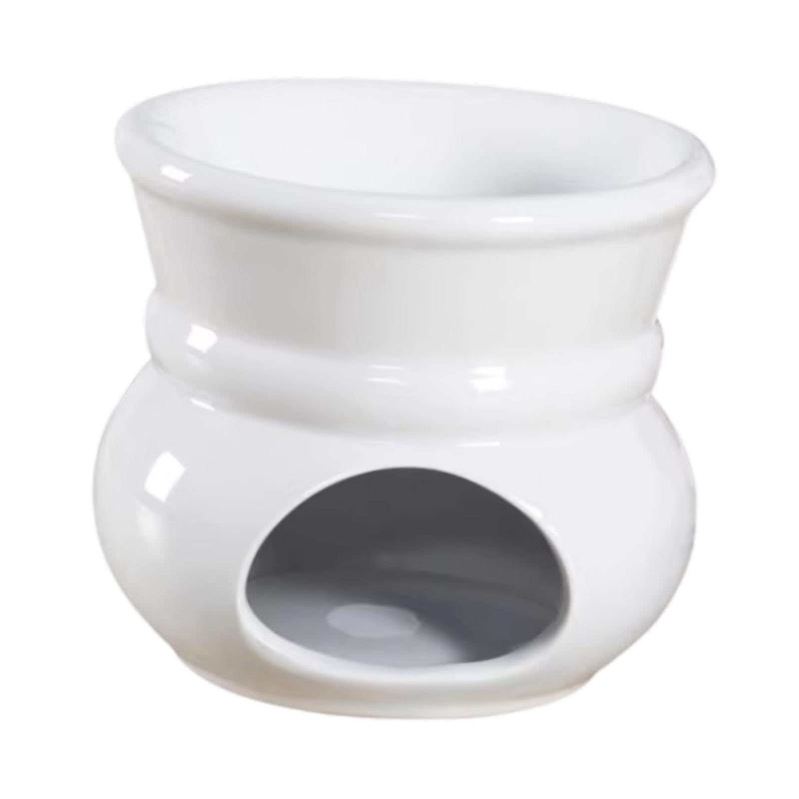 Bothyi Chocolate Fondue Mug Chocolate Cheese Chocolate Melter Pot Ice Cream Maker Ceramic Heating Pot for Home Butter Melt Pot