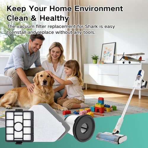 Image of Filter Replacement for Shark BU3523, BU3521, BU3120 Cordless Stick Vacuum