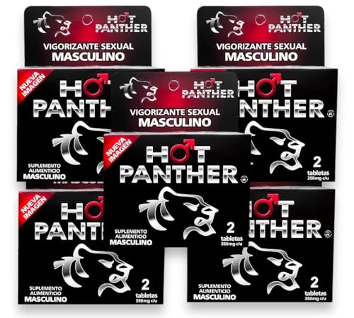 Productos Para La Salud Sexual, 10 Pastillas Hot Panther Vigorizante Hombre - Potencia Masculina