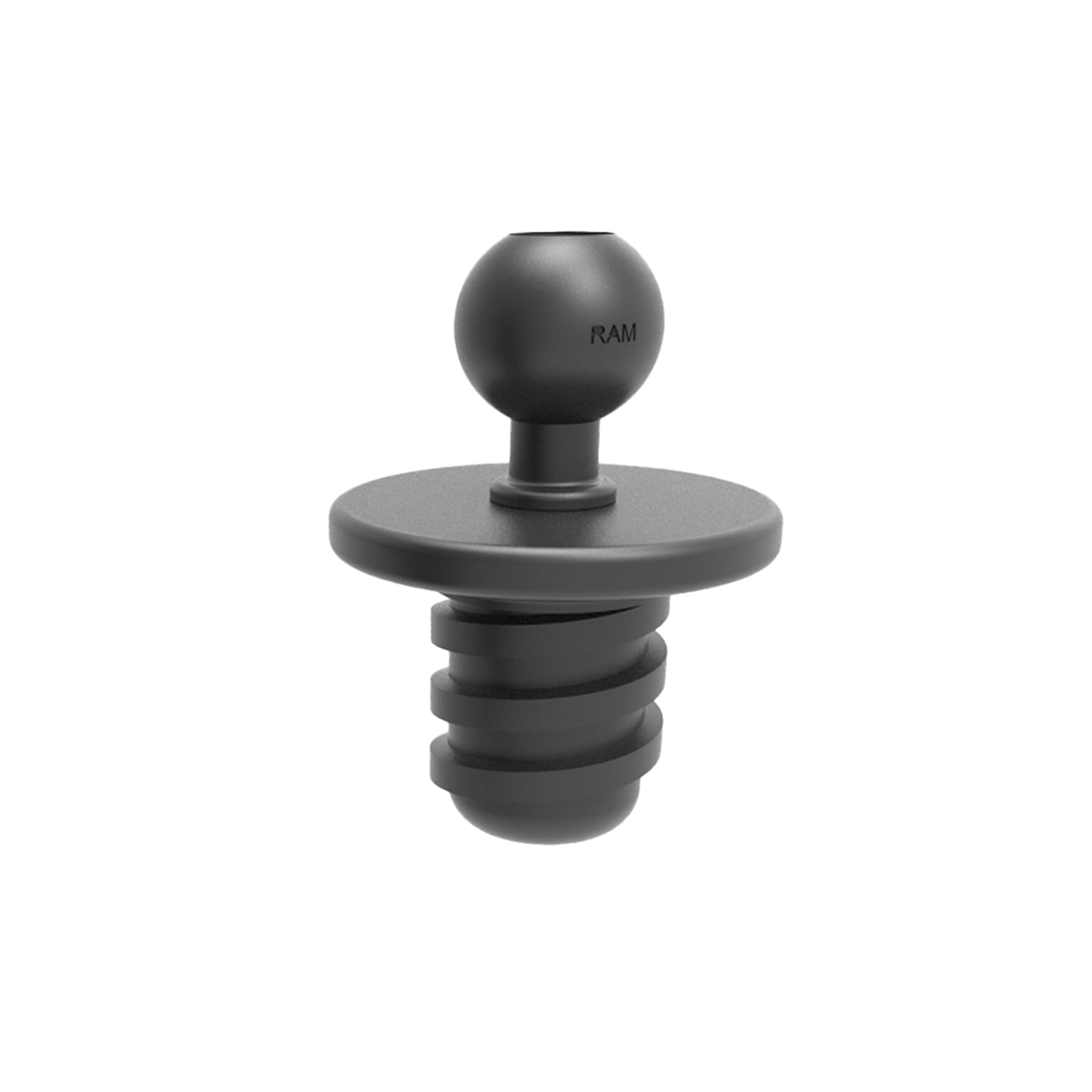 Perception Kayaks Solo Mount Base for Ram Kayak Accessories - 1", Black